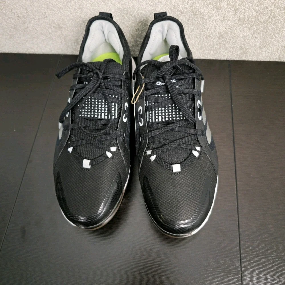 adidas Womens PureHustle Softball Metal Cleats Black White Silver‎ EG5634 Size 7